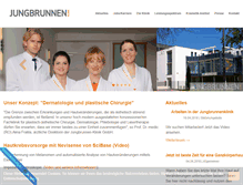 Tablet Screenshot of jungbrunnenklinik.de
